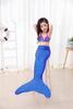 Roupa de Banho Cauda de Sereia Infantil para Comércio Exterior Europeu e Americano Roupa de Banho para Bebê com Nadadeiras Roupa de Performance para Meninas Secagem Rápida