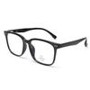 55019 Lentes Planos Ultraligeros que Muestran la Cara Marco Pequeño de Tr90 Lentes Planos Anti Luz Azul para Hombres y Mujeres Lentes Ópticos de Moda