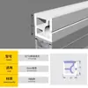 Funda de Silicona Luminosa Minghengzheng Tira de Luz Tubo Especial de Silicona Flexible Manguera Transparente Se Puede Cortar a Cualquier Longitud, Ignífuga e Impermeable