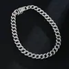 Collar cubano de hip-hop callejero de 9 mm europeo y americano para hombres y mujeres parejas collar de hip-hop simple artículos de outlet de fábrica