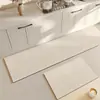 Alfombrilla de tierra de diatomeas estilo japonés para uso doméstico, alfombrilla de cocina que absorbe agua y aceite, es resistente a la suciedad y fácil de limpiar, alfombra para baño, venta al por mayor