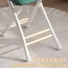 Silla plegable de ocio, silla de oficina, silla de entrenamiento, silla de computadora, silla simple con respaldo para uso doméstico, taburete plegable portátil de plástico para computadora