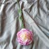 Arranjo de flores artificiais de cravo único para casamento, paisagem ao ar livre, flor falsa, decoração para casa, flor de seda, comércio exterior transfronteiriço