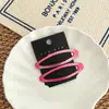 Pinza para el pelo Ovalada Transparente con Goteo de Aceite de Colores Dongdaemun, Pinza Brillante Linda para Flequillo de Niña, Pinza Lateral de Gama Alta