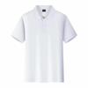 200g Camisa Polo Pérola Camiseta de Manga Curta Masculina Verão Imagem Transfronteiriça Qualidade Solta Tamanho Grande camiseta masculina