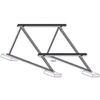 Kit de suporte de montagem triangular de alumínio anodizado montagem de montagem de painel solar