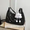 Bolsa Feminina de Ombro/Axila Moda 2024 Nova Versátil Casual Borboleta Grande Capacidade para o Dia a Dia Nicho Personalizada Bonita