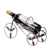 Estante de vino para el hogar, estante de vino decorativo, soporte para botellas de vino, estante de vino de estilo europeo, estante de vino para el hogar, pieza decorativa