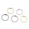 Cuerda de alambre de acero de color al por mayor Anillo de alambre de acero inoxidable Etiqueta de regalo creativa DIY Colgante para muñeca Joyería
