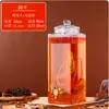 Garrafa de Vinho de Vidro para Uso Doméstico, Pote Selado de Vinho Medicinal de Ginseng, Embalagem de Alto Padrão 5kg, Garrafa de Vinho Espessada com Bico