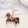 Design Criativo, Sucesso Imediato, Chaveiro de Carro, Chaveiro de Pônei Cravejado com Diamantes, Pingente para Bagagem de Carro, Acessórios