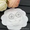 Novos Brincos de Resina Cravejados com Diamantes da Marca Tb para Mulheres, Design de Nicho, Moda de Alto Padrão, Brincos de Luxo Leve, Acessórios de Orelha Estilo Europeu e Americano