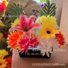 Flores en Maceta Nostálgicas, Bonsái, Macetas, Cestas de Ofrenda para el Festival Qingming, Flores en Maceta de Plástico Negro, Artículos Funerarios Yunyang