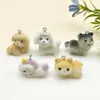 Dibujos Animados Super Mini Lindo Animal Terciopelo Animal Perro West Highland Colgante Llavero Cadena para Teléfono Móvil Accesorios de Joyería