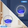 Lámpara Descompresión de Cristal de Arena Movediza Táctil Luz Nocturna Pintura de Arena Movediza Sala de Estar Escritorio Regalo Creativo Lámpara de Ambiente Transfronteriza