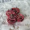 Decorações de Natal mais vendidas transfronteiriças conjunto de bolas de Natal 5/6/8cm bolas plásticas coloridas galvanizadas enfeites para árvore de Natal