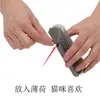 Cantinho do Pet Transfronteiriço Raspador de Pelos, Massageador para Gatos, Pente Massageador, Brinquedo para Gatos para Autoentretenimento, Inclui Catnip e Fita Dupla Face