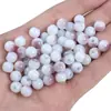 Cuentas Sueltas de Vidrio de 8 mm Cuentas Esmaltadas Hechas a Mano para Pulseras DIY Collares Colgantes Pequeños Adornos Accesorios Accesorios de Cuentas Redondas Venta al por Mayor