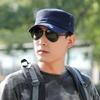 Primavera Nuevo Gorra Plana Clásica para Hombre para Exteriores con Protección Solar Estudiante Entrenamiento Militar Color Sólido Gorra de Montañismo Coreana para Mujer