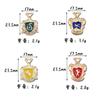 Medalla Logo Academia de Magia Aleación Goteo de Aceite DIY Accesorios de Joyería Aretes Colgante Joyería Colgante para el Cabello