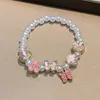 Pulsera de perlas nicho alto sentido temperamento dulce chica personalidad pulsera mayoreo 2024 nueva joyería red
