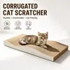 Placa arranhadora para gato, ninho para gato, produto resistente a arranhões e durável, grande placa retangular de papelão ondulado para afiar as garras, acessórios para gatos, brinquedo para gato