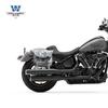 Coche muscle Wolf adecuado para Harley Luwei 117 bolsa lateral bolsa lateral se puede instalar casco medio casco casco completo marco de liberación rápida modificación