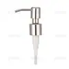Cabeça de Bomba Personalizada de Fábrica Aço Inoxidável 304 Bico Dispensador de Sabão de 24 Dentes 28 Dentes Frasco de Vidro Cabeça de Bomba para Álcool em Gel Loção