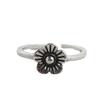 Anillo abierto retro rosa S925, joyería de estilo coreano, anillo de cola que combina con todo, regalo de cumpleaños para mujer, joyería exquisita.