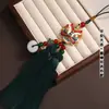 Colgante para coche de danza del león en cloisonné, nuevo regalo de este año 2024, colgante para interior de coche, colgante para espejo retrovisor