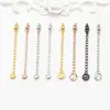 Hebilla de Cobre Hebilla de Oro de 14k Collar Pulsera de Perlas Hebilla de Disco de Amor Hebilla de Pinza de Langosta con Cadena de Cola Cadena de Extensión Materiales para Accesorios DIY