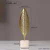 Adorno de Hoja de Ginkgo Nórdico Nuevo Estilo Chino Sala de Estar Entrada Nicho Pequeño Artículo Decorativo Escritorio de Oficina Adorno de Arte Personalizado