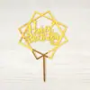 Decoração de bolo de asas de pena de anjo, lindo cartão de bolo de aniversário, acessórios de encaixe para mesa de sobremesas de festa de casamento