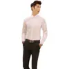 Explosões de Comércio Exterior Camisa Masculina Camisa Masculina Casual de Negócios Manga Longa Slim Fit Cor Sólida Versátil Camisa Básica Branca C01