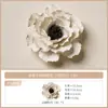 Portaincienso de Cerámica Hecho a Mano Flor de Peonía Blanca, Quemador de Incienso, Difusor de Aroma, Decoración de Fragancia para el Hogar, Regalo Único