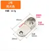 Combinación Directa de Fábrica Brida Cromada Percha para Ropa Engrosada Oculta Barra Sólida para Colgar Ropa Herrajes para Agujero de Ropa
