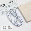 Corda Paracord Azul Semi-Acabada Bolsa com Nó Romano Corda Trançada para Pendurar Material para Acessórios de Joias Pingente de Miçangas Artesanal DIY