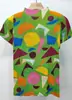 Top de Verano Nuevo de Alta Calidad Issey Miyake Plisado, Nicho Versátil, Corte Ajustado, Favorecedor, Camiseta de Manga Corta con Cuello Medio Alto