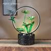 Las artesanías transfronterizas se pueden usar para criar peces y ganar dinero.. Adornos de escritorio para oficina con luces decoraciones creativas para el hogar