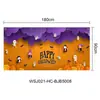 Tecido de Fundo Personalizado para Halloween Transfronteiriço Cortina de Porta Bandeira de Jardim Faixa Casal Dia dos Mortos Suprimentos para Festa em Bar Bandeira