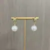 Nuevos Joyas para Orejas Metálicas Dulces Frescas Simples Hebilla de Oreja Elegante Diseño de Nicho Pendientes de Perla Moda Elegante
