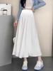 Pantalones Culotte Yamamoto de Maternidad para Mujer Tallas Grandes mm Gordita Verano Finos Caídos de Seda de Hielo Pierna Ancha Pantalones Casuales Perezosos Blancos