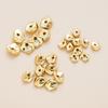 Piezas de Oro y Plata Rotas, Cuentas Espaciadoras de Forma Irregular, Latón con Alta Retención de Color, Piezas Irregulares de Imitación de Oro, Accesorios para Joyería DIY