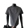 Camiseta de manga corta para hombre transfronteriza, camiseta básica de verano holgada con cuello redondo, top casual de moda para hombre, camiseta de manga corta para hombre