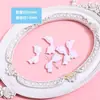 Ins Lindo Color Perla Transparente Lazo Con Cuentas DIY Joyería Hecha a Mano Pendientes Pulsera Collar Accesorios Material