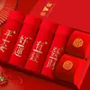 Año del Caballo del Zodíaco Rojo Algodón Puro Ropa Interior Cómoda y Transpirable Fabricante Dropshipping Envío Gratis Caja de Regalo Roja