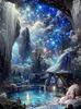 Fábrica de origen nuevo hermoso cielo nocturno cielo estrellado 5D pintura de diamantes completa diamante redondo diamante cuadrado adornos hechos a mano DIY