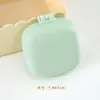 Peine de Cojín de Aire de Color Caramelo, Moderno y Lindo, Peine Mini de Airbag Portátil, Sin Enredos, Cabello Suave, Peine de Masaje Plegable