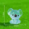 Novo produto transfronteiriço: coala criativo que brilha no escuro, decoração DIY para paisagismo de jardim, acessórios para pendurar, ornamentos de paisagem em miniatura