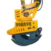 Sierra Pinza para Excavadora 60-75, Sierra para Cortar Ramas Altas de Árboles, Sierra Cortadora para Excavadora de Maquinaria Forestal, Sierra para Cortar Árboles
